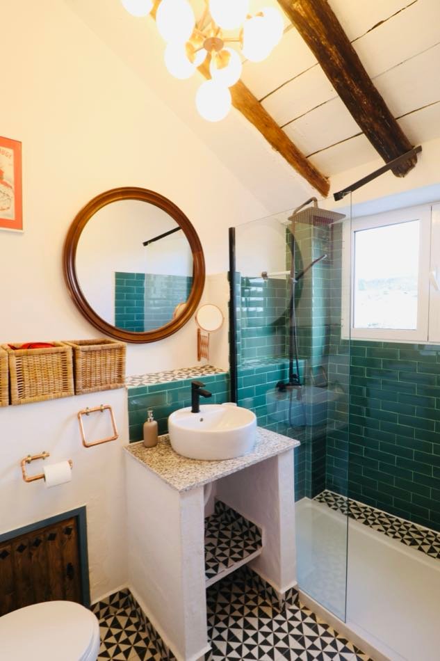Second bathroom at Villa Baja
