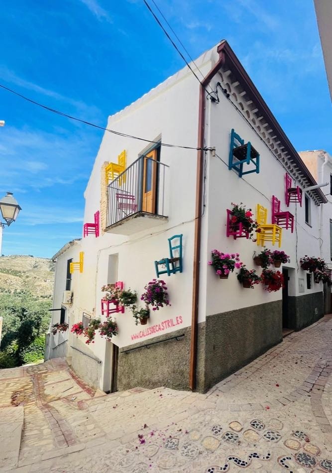 Front of Villa Baja in Castril village