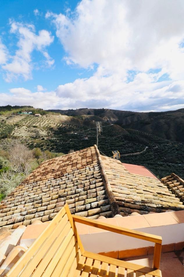 View from the Villa Baja terrace over the Castril gorge