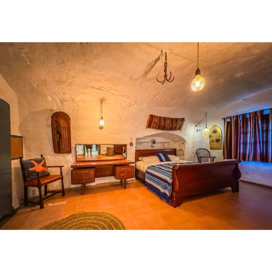 Bedroom at Cueva Ventica