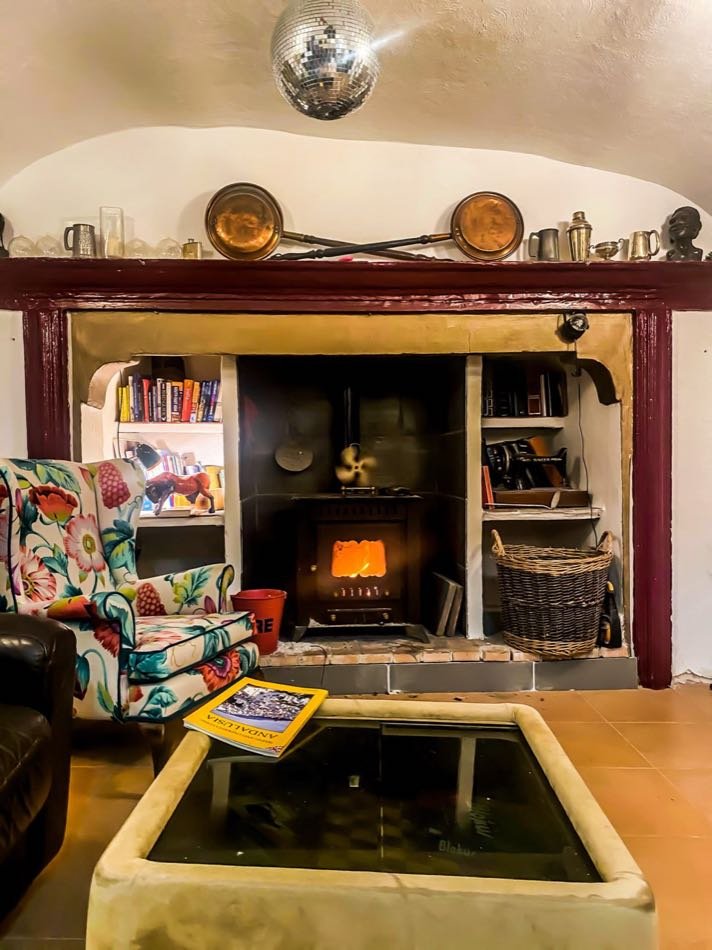 Living room at Cueva Ventica