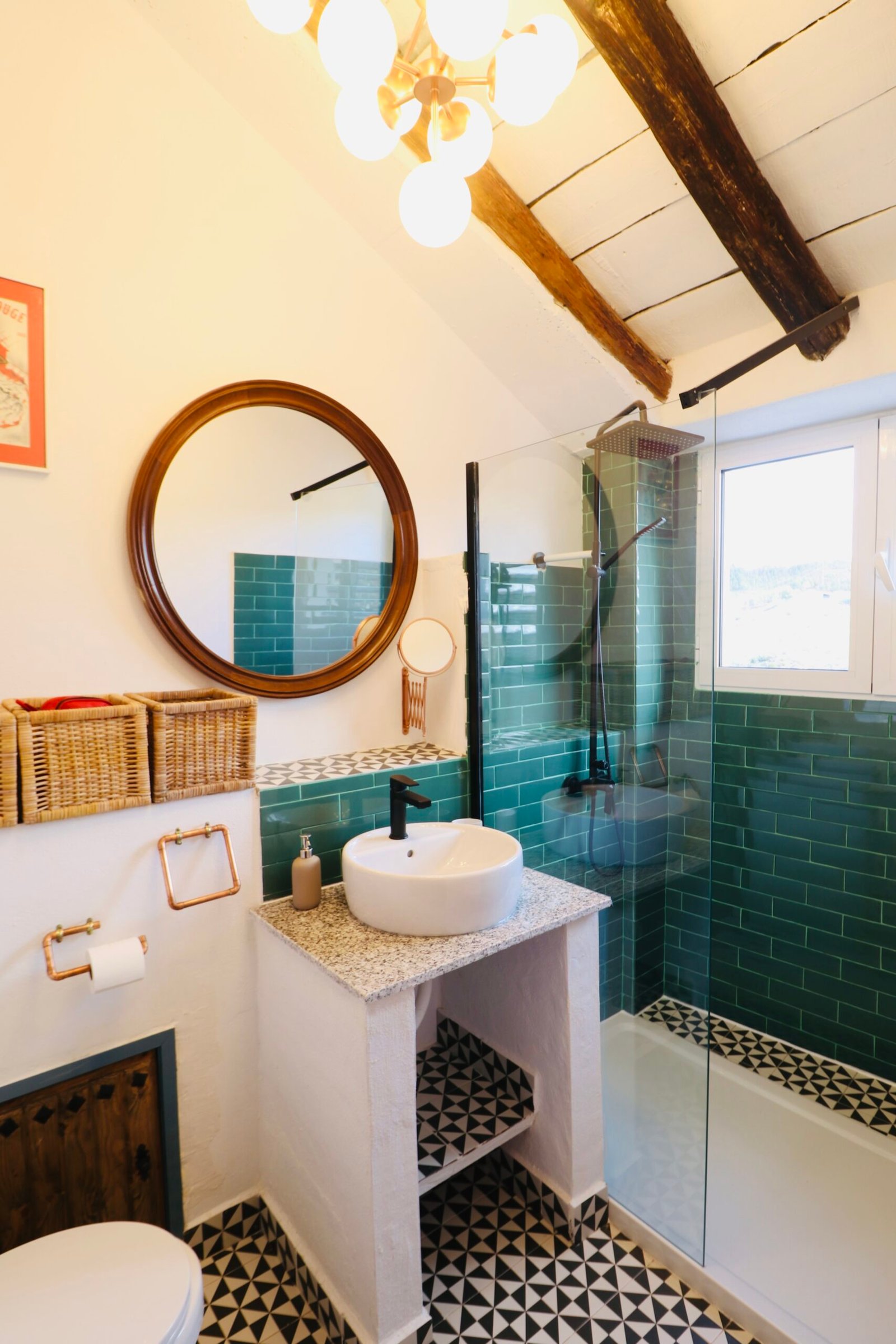 Second bathroom at Villa Baja