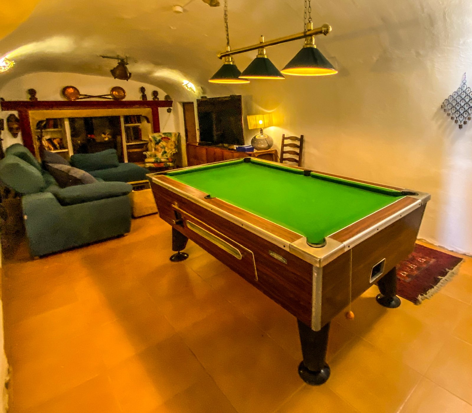Living room at Cueva Ventica