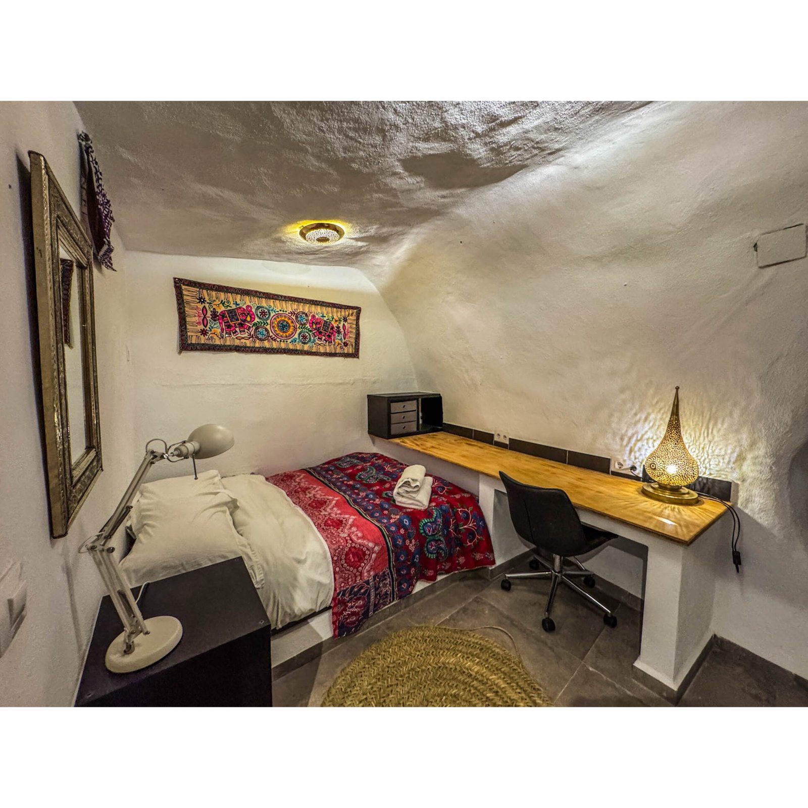 Second bedroom at Cueva Ventica