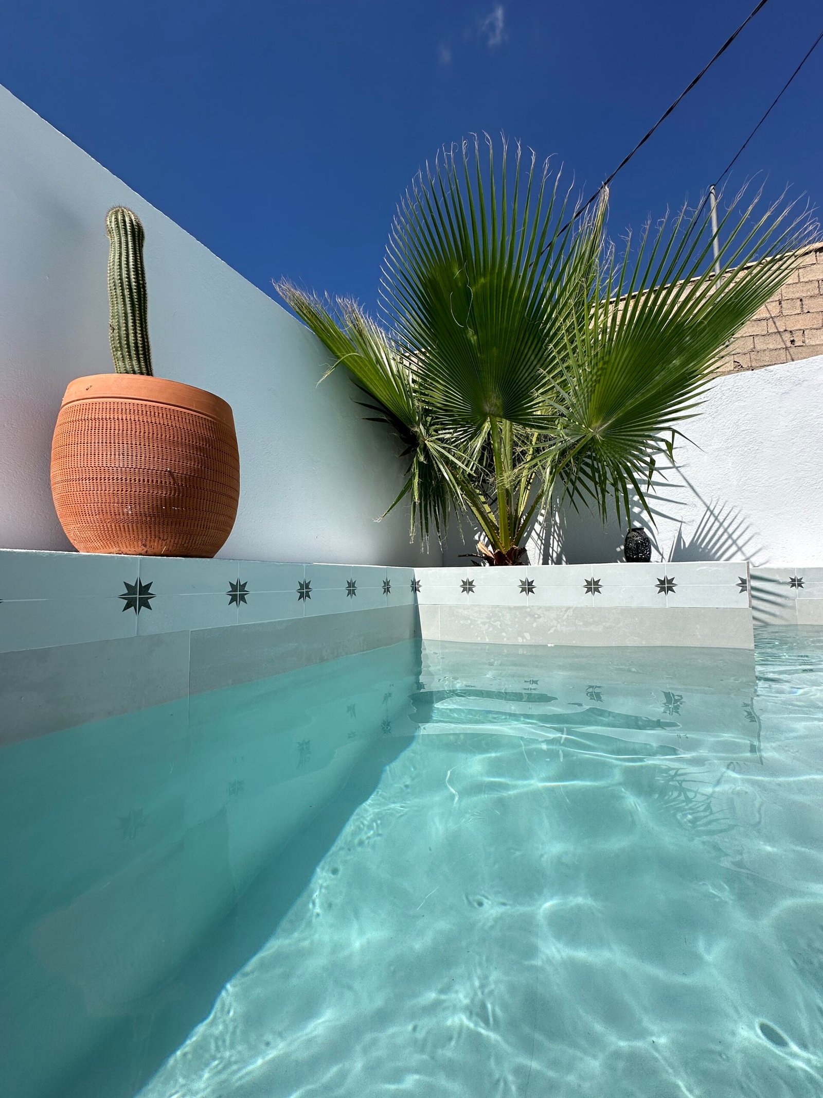 Private pool at Cueva Ventica